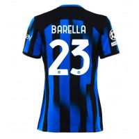 Inter Milan Nicolo Barella #23 Hemmatröja Kvinnor 2023-24 Korta ärmar